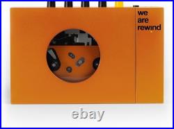 Serge Vintage Bluetooth Cassette Player & Recorder Portable Tape Deck Orange