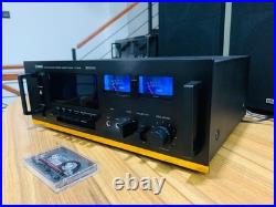 Serviced / Video Yamaha TC-511B vintage tape cassette recorder player deck
