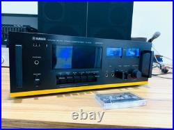 Serviced / Video Yamaha TC-511B vintage tape cassette recorder player deck