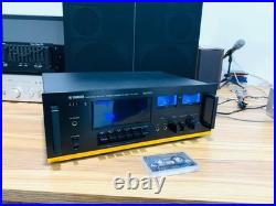 Serviced / Video Yamaha TC-511B vintage tape cassette recorder player deck