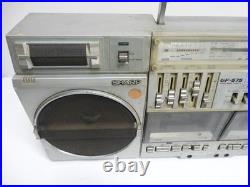 Sharp GF- 575 Boombox Vintage AM FM SW Cassette Recorder As Is, Parts Or Repair