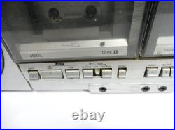 Sharp GF- 575 Boombox Vintage AM FM SW Cassette Recorder As Is, Parts Or Repair