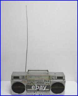 Sharp GF- 575 Boombox Vintage AM FM SW Cassette Recorder As Is, Parts Or Repair