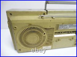 Sharp GF- 575 Boombox Vintage AM FM SW Cassette Recorder As Is, Parts Or Repair