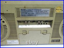 Sharp GF- 575 Boombox Vintage AM FM SW Cassette Recorder As Is, Parts Or Repair