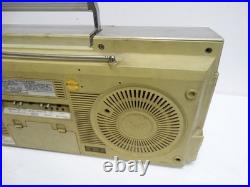 Sharp GF- 575 Boombox Vintage AM FM SW Cassette Recorder As Is, Parts Or Repair