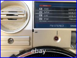 Sharp GF-5757 H Cassette Recorder Radio Vintage Boombox