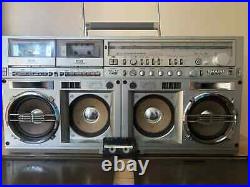 Sharp GF-777 Vintage Cassette Recorder Radio Boombox, Ghettoblaster. Works