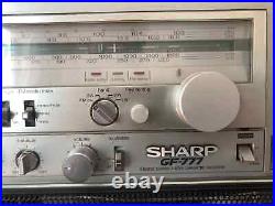 Sharp GF-777 Vintage Cassette Recorder Radio Boombox, Ghettoblaster. Works