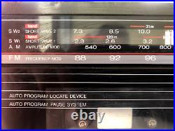 Sharp GF-800 Z Cassette Recorder Radio Vintage Boombox Working