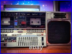 Sharp GF-800Z? RaRe? Vintage Double Cassette Boombox