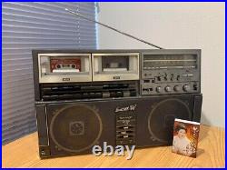 Sharp GF-888 Cassette Recorder Boom Box Vintage Operation not confirmed ForParts
