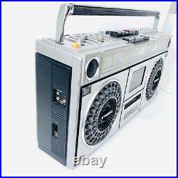 Sharp GF-9090X Boombox Stereo Radio Cassette Recorder Vintage Ghetto Blaster