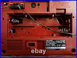 Sharp GF-A1H(R) Rare Vintage Radio Cassette Recorder Boombox Ghettoblaster 1984 Sharp GF-A1H(R) Rare Vintage Radio Cassette Recorder Boombox Ghettoblaster 1984