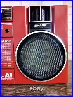 Sharp GF-A1H(R) Rare Vintage Radio Cassette Recorder Boombox Ghettoblaster 1984 Sharp GF-A1H(R) Rare Vintage Radio Cassette Recorder Boombox Ghettoblaster 1984