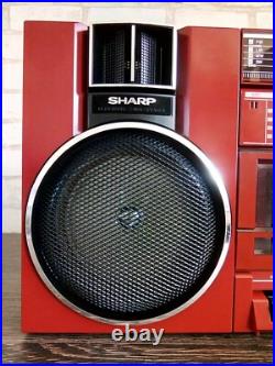 Sharp GF-A1H(R) Rare Vintage Radio Cassette Recorder Boombox Ghettoblaster 1984 Sharp GF-A1H(R) Rare Vintage Radio Cassette Recorder Boombox Ghettoblaster 1984