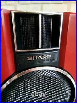 Sharp GF-A1H(R) Rare Vintage Radio Cassette Recorder Boombox Ghettoblaster 1984 Sharp GF-A1H(R) Rare Vintage Radio Cassette Recorder Boombox Ghettoblaster 1984
