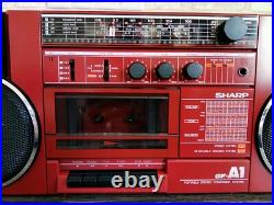 Sharp GF-A1H(R) Rare Vintage Radio Cassette Recorder Boombox Ghettoblaster 1984 Sharp GF-A1H(R) Rare Vintage Radio Cassette Recorder Boombox Ghettoblaster 1984