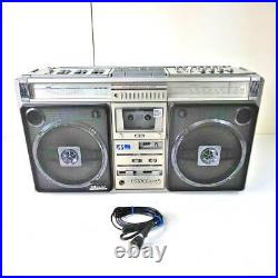 Sharp Gf-508St Am Fm Tape Recorder Boombox Vintage Junk For Parts