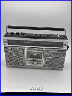 Sharp Vintage GF-6060 Boombox Stereo Radio Cassette Recorder 70s Works Read Desc