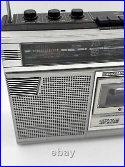 Sharp Vintage GF-6060 Boombox Stereo Radio Cassette Recorder 70s Works Read Desc
