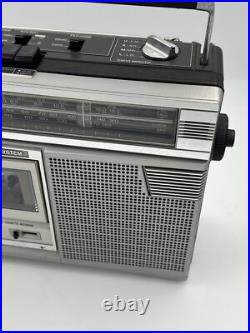 Sharp Vintage GF-6060 Boombox Stereo Radio Cassette Recorder 70s Works Read Desc