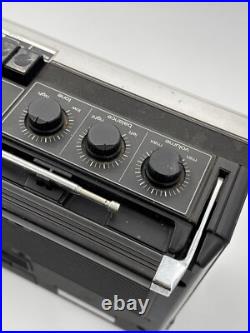 Sharp Vintage GF-6060 Boombox Stereo Radio Cassette Recorder 70s Works Read Desc
