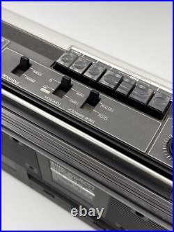 Sharp Vintage GF-6060 Boombox Stereo Radio Cassette Recorder 70s Works Read Desc