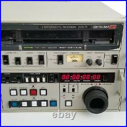 Sony BVW-70 Vintage Betacam SP Editor Video Cassette Tape Master Recorder Deck