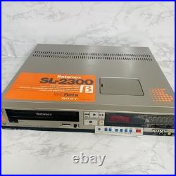 Sony Betamax SL-2300 Video Casette Recorder TESTED WORKS GREAT Vtg Japan Sony Betamax SL-2300 Video Casette Recorder TESTED WORKS GREAT Vtg Japan