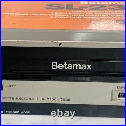 Sony Betamax SL-2300 Video Casette Recorder TESTED WORKS GREAT Vtg Japan Sony Betamax SL-2300 Video Casette Recorder TESTED WORKS GREAT Vtg Japan