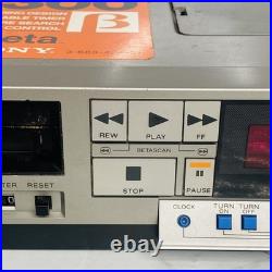 Sony Betamax SL-2300 Video Casette Recorder TESTED WORKS GREAT Vtg Japan Sony Betamax SL-2300 Video Casette Recorder TESTED WORKS GREAT Vtg Japan