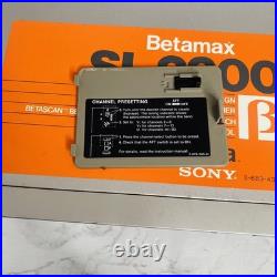 Sony Betamax SL-2300 Video Casette Recorder TESTED WORKS GREAT Vtg Japan Sony Betamax SL-2300 Video Casette Recorder TESTED WORKS GREAT Vtg Japan