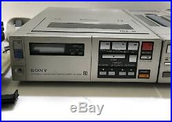 Sony Betamax VCR SL-2000, TT-2000 Video Cassette Recorder & AC-220 Vintage