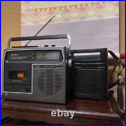Sony CF-1600 Radio Cassette Recorder Vintage Serviced with Case Strap Fully Works