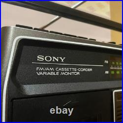 Sony CF-1600 Radio Cassette Recorder Vintage Serviced with Case Strap Fully Works
