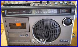 Sony CF-1980 Studio 1980 Radio Cassette Boombox Vintage Retro withCord FullyWorks