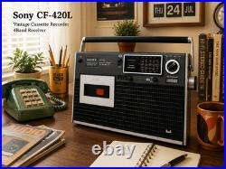 Sony CF-420L? RaRe? Vintage Radio Cassette Recorder 4Band Receiver