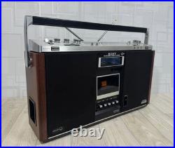 Sony CF-6600 Vintage Boombox Radio Cassette Recorder Japan Tested Rare