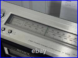 Sony CF-6600 Vintage Boombox Radio Cassette Recorder Japan Tested Rare