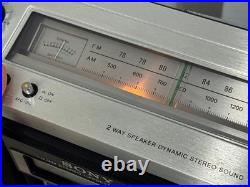 Sony CF-6600 Vintage Boombox Radio Cassette Recorder Japan Tested Rare