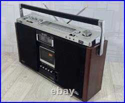 Sony CF-6600 Vintage Boombox Radio Cassette Recorder Japan Tested Rare