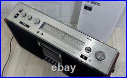 Sony CF-6600 Vintage Boombox Radio Cassette Recorder Japan Tested Rare