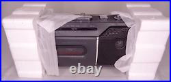 Sony CFM-140II Portable AM/FM Radio Cassette Recorder NEW in Open Box Black Vtg