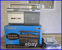 Sony CFM -20 Rare Vintage Recorder Portable Cassette Radio? NOS Japan Retro