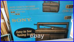 Sony CFM -20 Rare Vintage Recorder Portable Cassette Radio? NOS Japan Retro