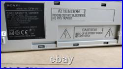 Sony CFM -20 Rare Vintage Recorder Portable Cassette Radio? NOS Japan Retro