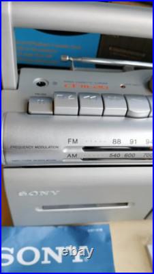Sony CFM -20 Rare Vintage Recorder Portable Cassette Radio? NOS Japan Retro