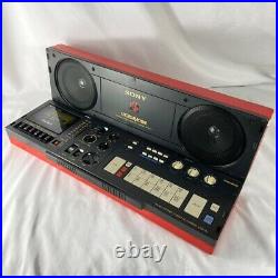 Sony CFS-C7 CHORDMACHINE Boombox Portable Cassette Tape Recorder Working Vintage