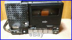 Sony Cassette Recorder TC-1100B With case Showa Retro Made in Japan Vintage